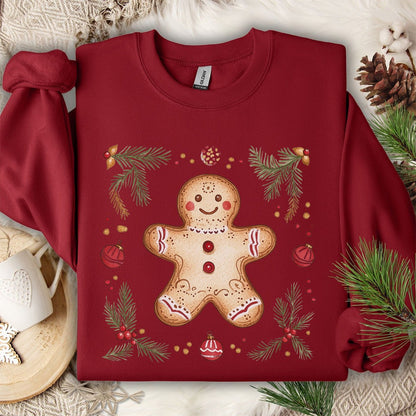 Folk Art Gingerbread Man Sweatshirt