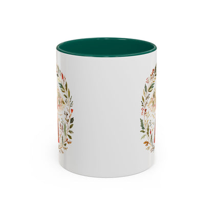Folk Art Winter Angel Mug (11/15oz)
