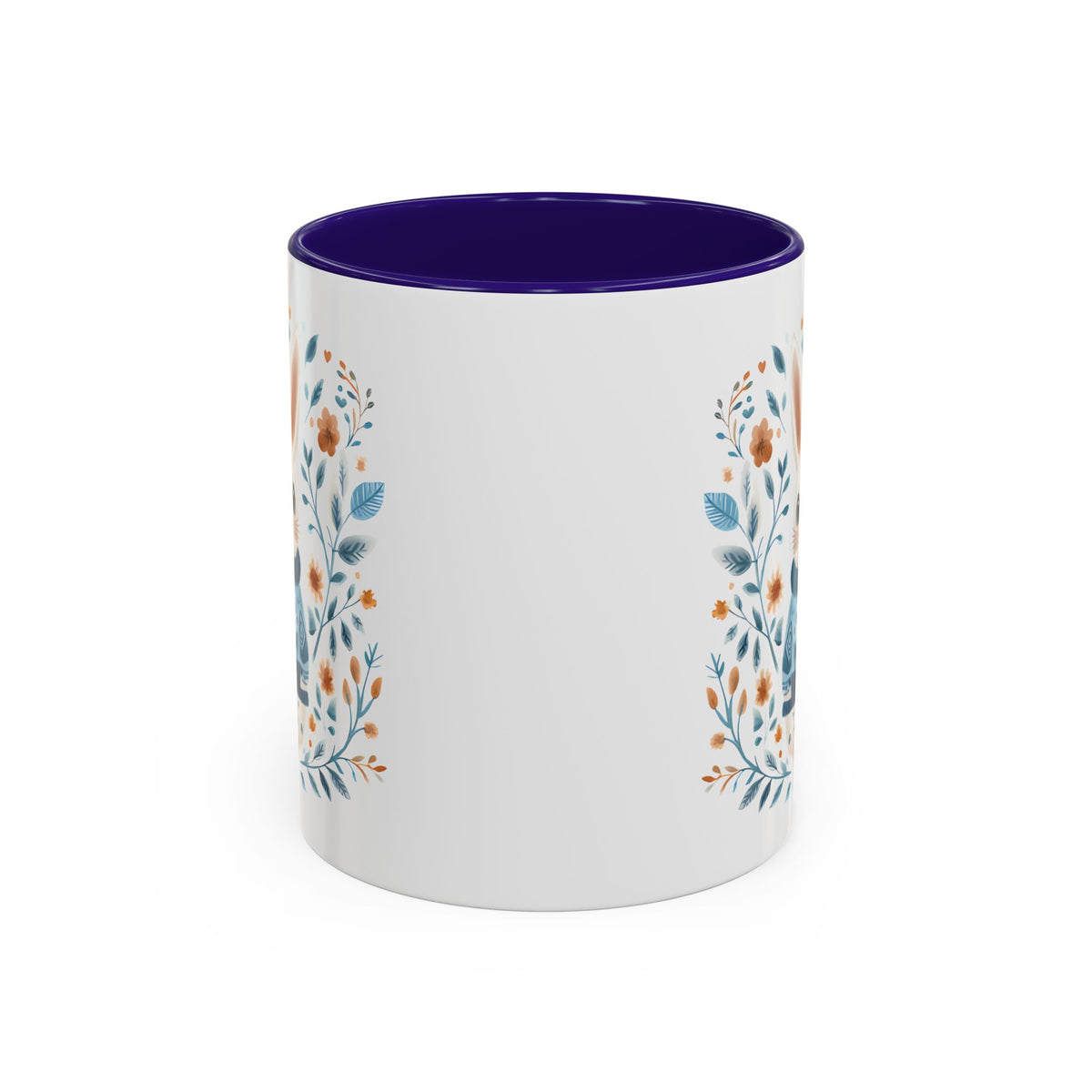Folk Art Winter Rabbit Mug (11/15oz)