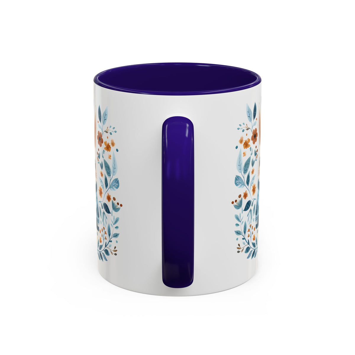Folk Art Winter Rabbit Mug (11/15oz)