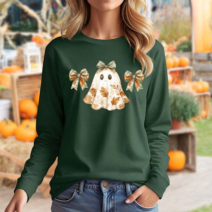 Friendly Boho Ghost Long Sleeve T-Shirt