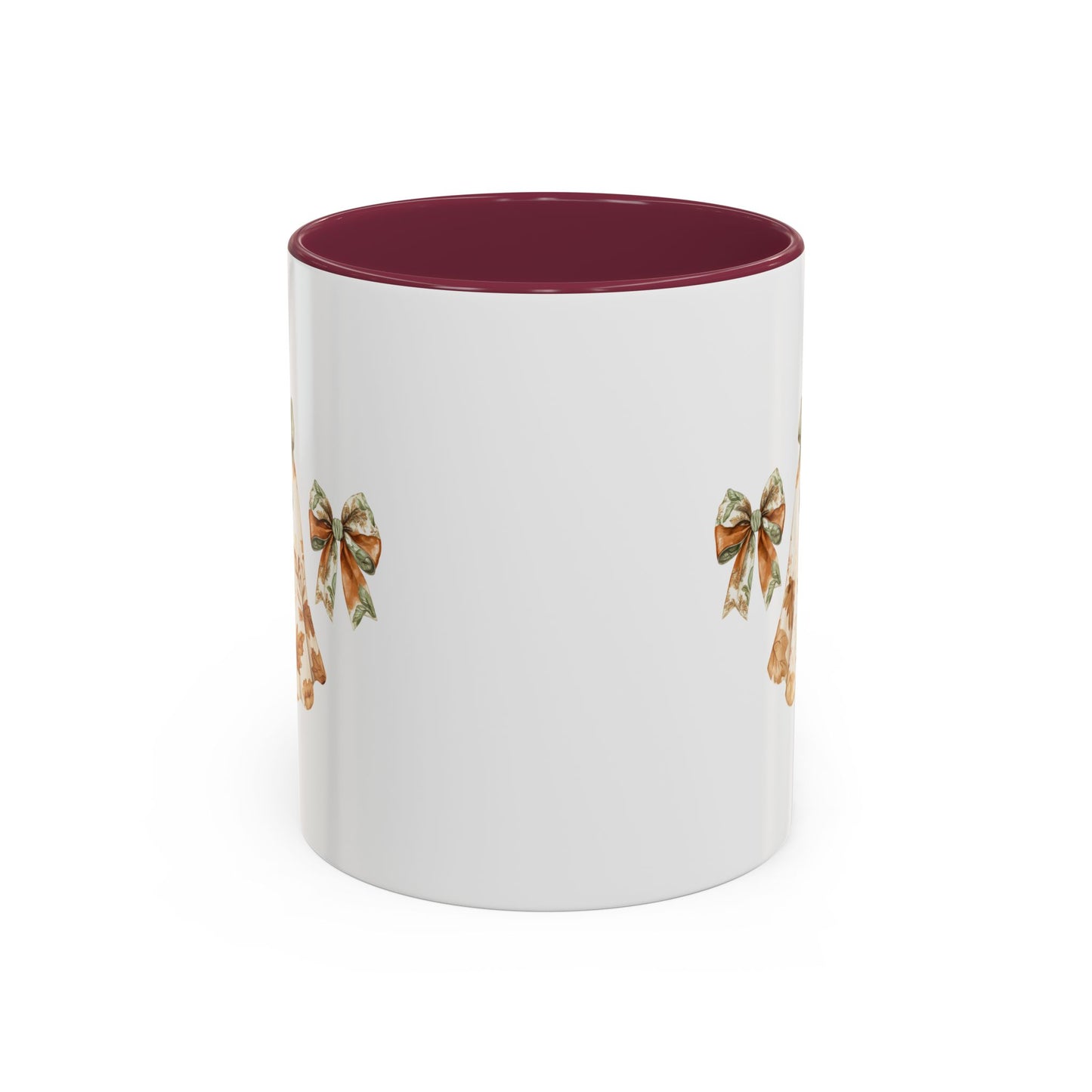 Friendly Floral Lady Ghost with Bows Mug (11/15oz)