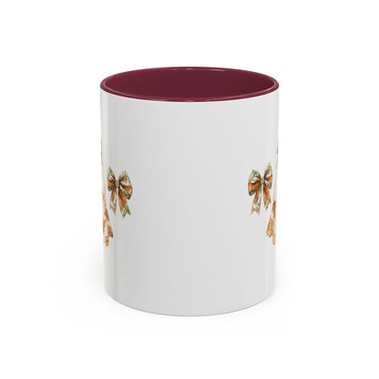 Friendly Floral Lady Ghost with Bows Mug (11/15oz)