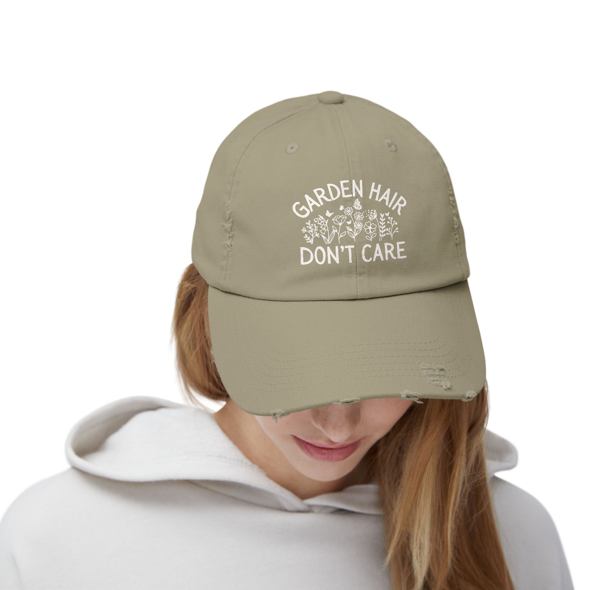 Garden Hair Don't Care Distressed Cap