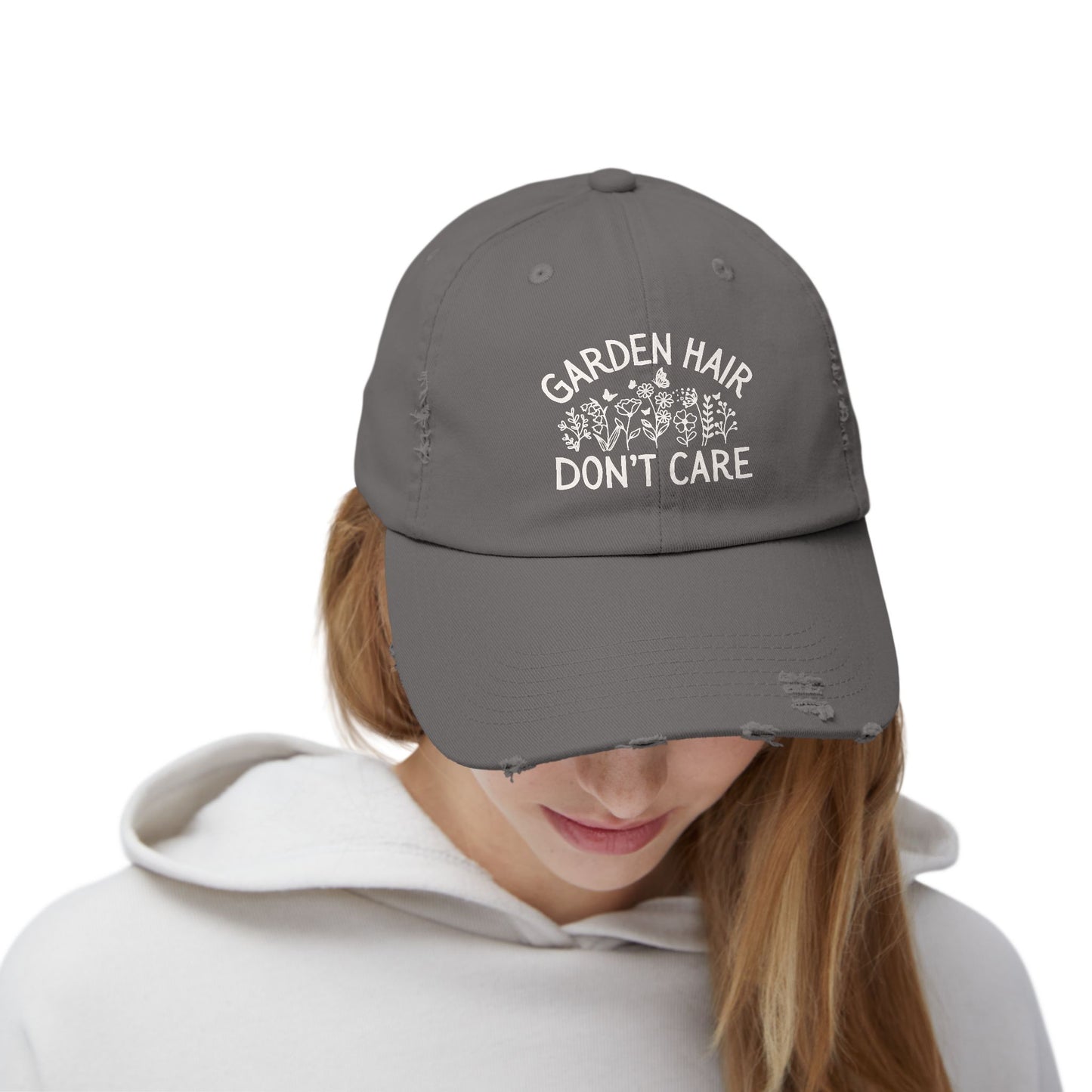 Garden Hair Don't Care Distressed Cap