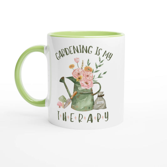 Gardening is My Therapy Ceramic Mug
