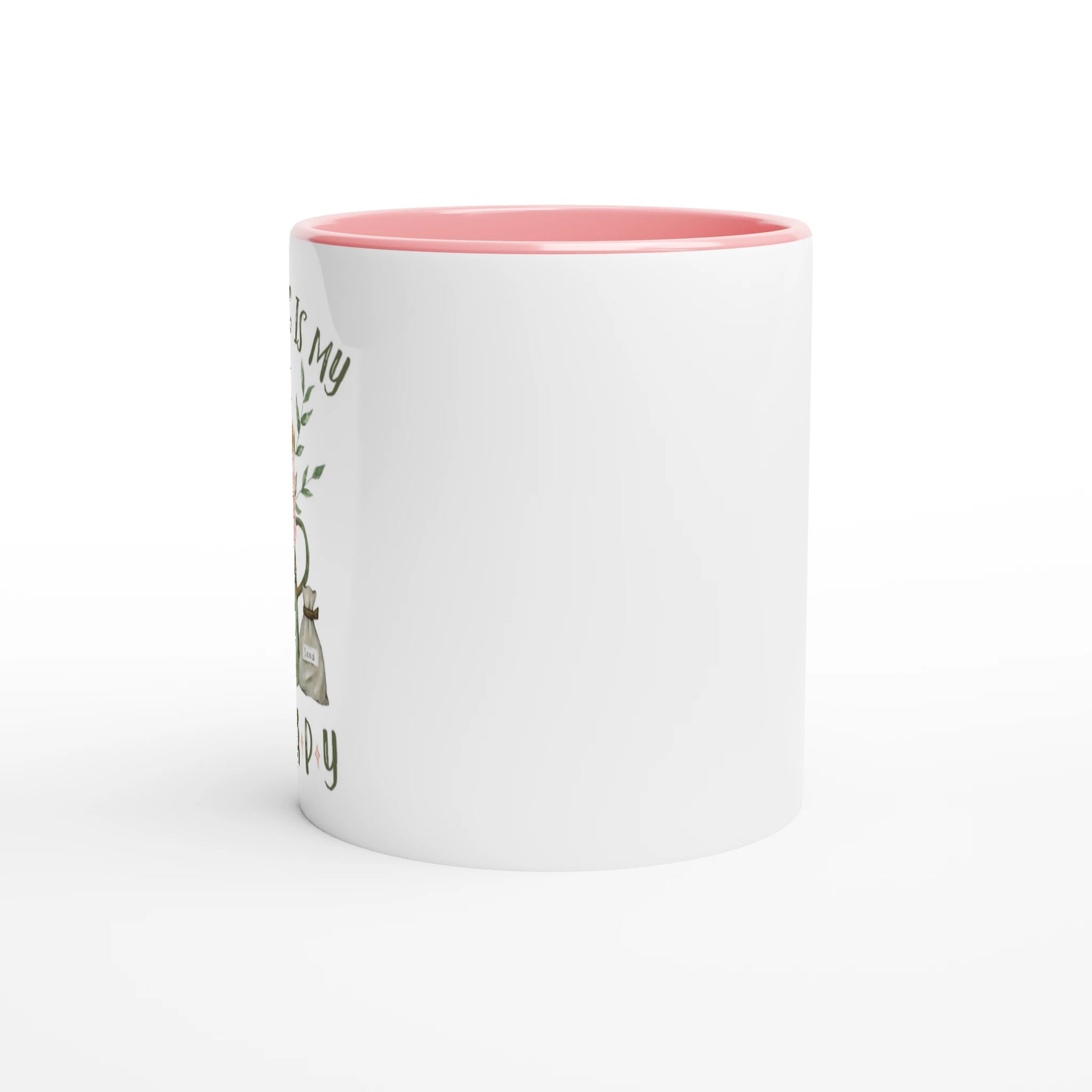 Gardening is My Therapy Ceramic Mug