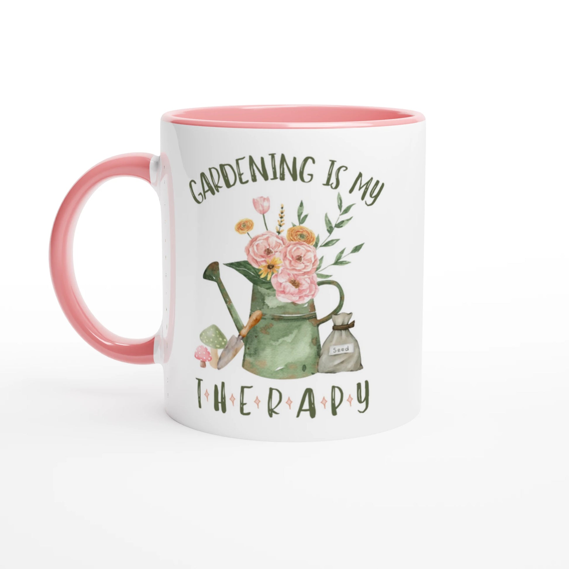 Gardening is My Therapy Ceramic Mug