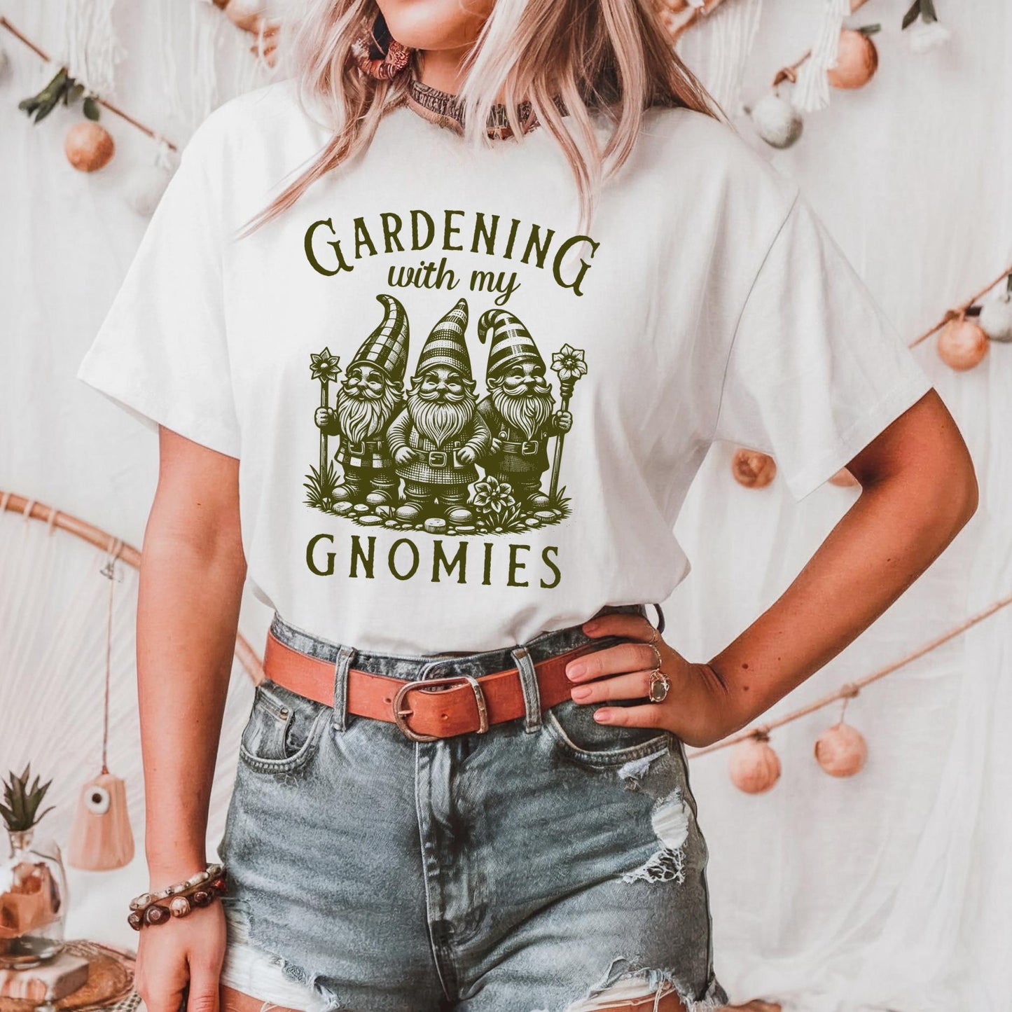 Gardening with My Gnomies T-Shirt