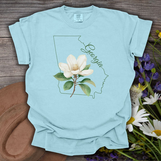 Georgia State Flower T-Shirt — Sweetbay Magnolia