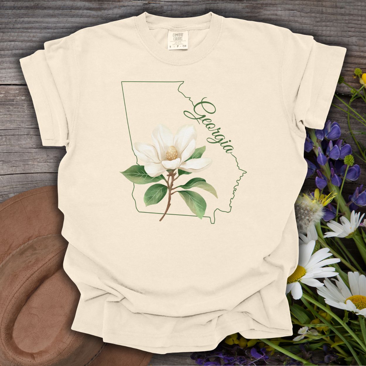 Georgia State Flower T-Shirt — Sweetbay Magnolia