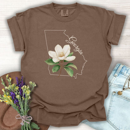 Georgia State Flower T-Shirt — Sweetbay Magnolia