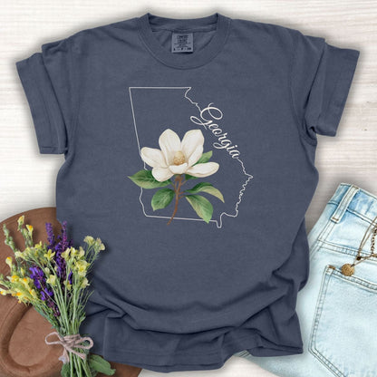 Georgia State Flower T-Shirt — Sweetbay Magnolia