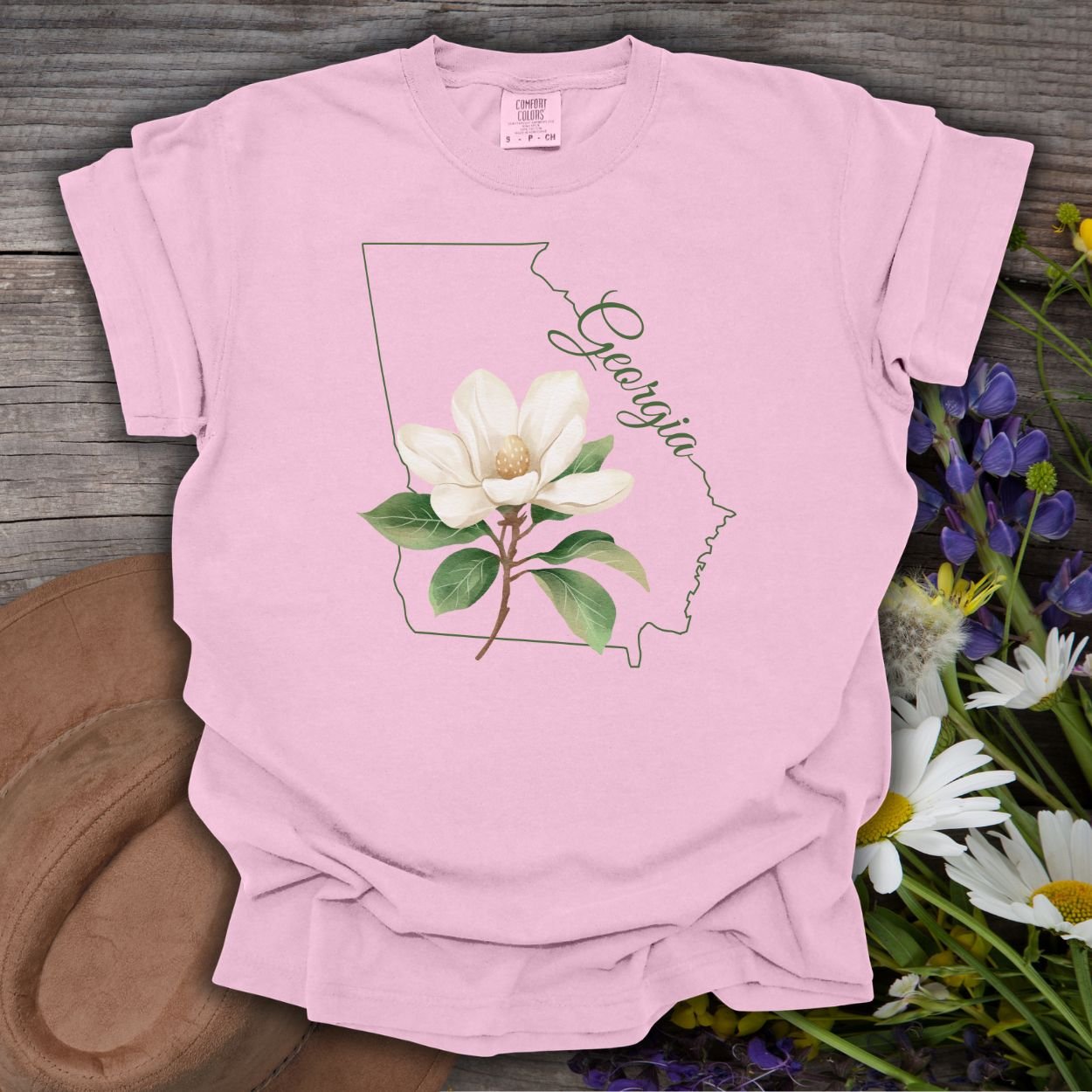 Georgia State Flower T-Shirt — Sweetbay Magnolia