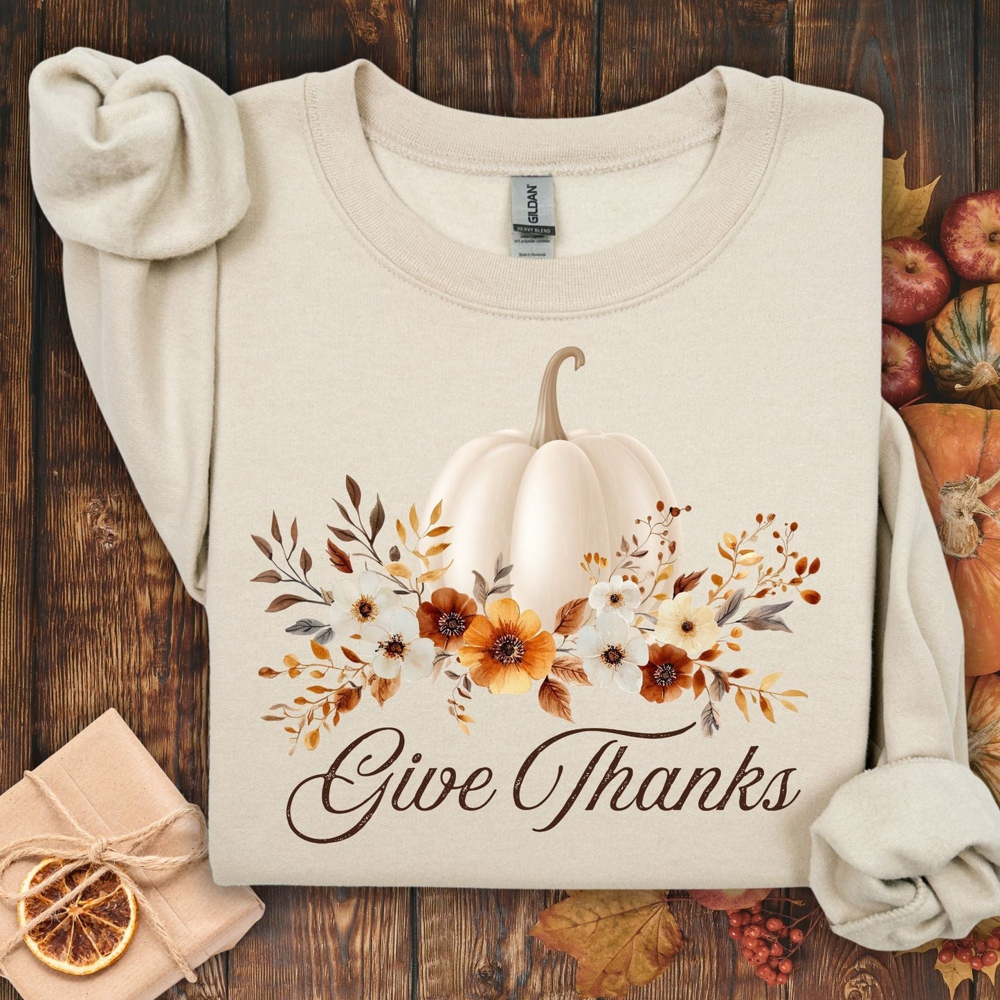 Give Thanks Pumpkin Sweatshirt