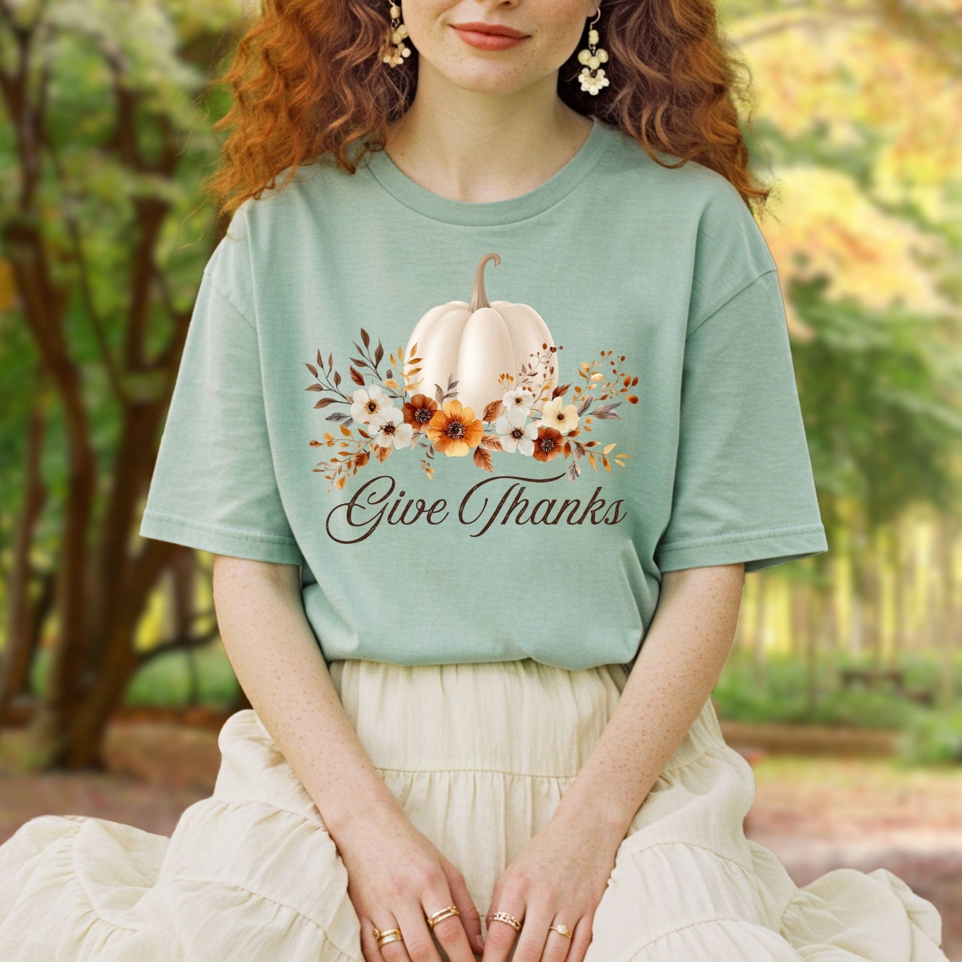 Give Thanks Pumpkin T-Shirt