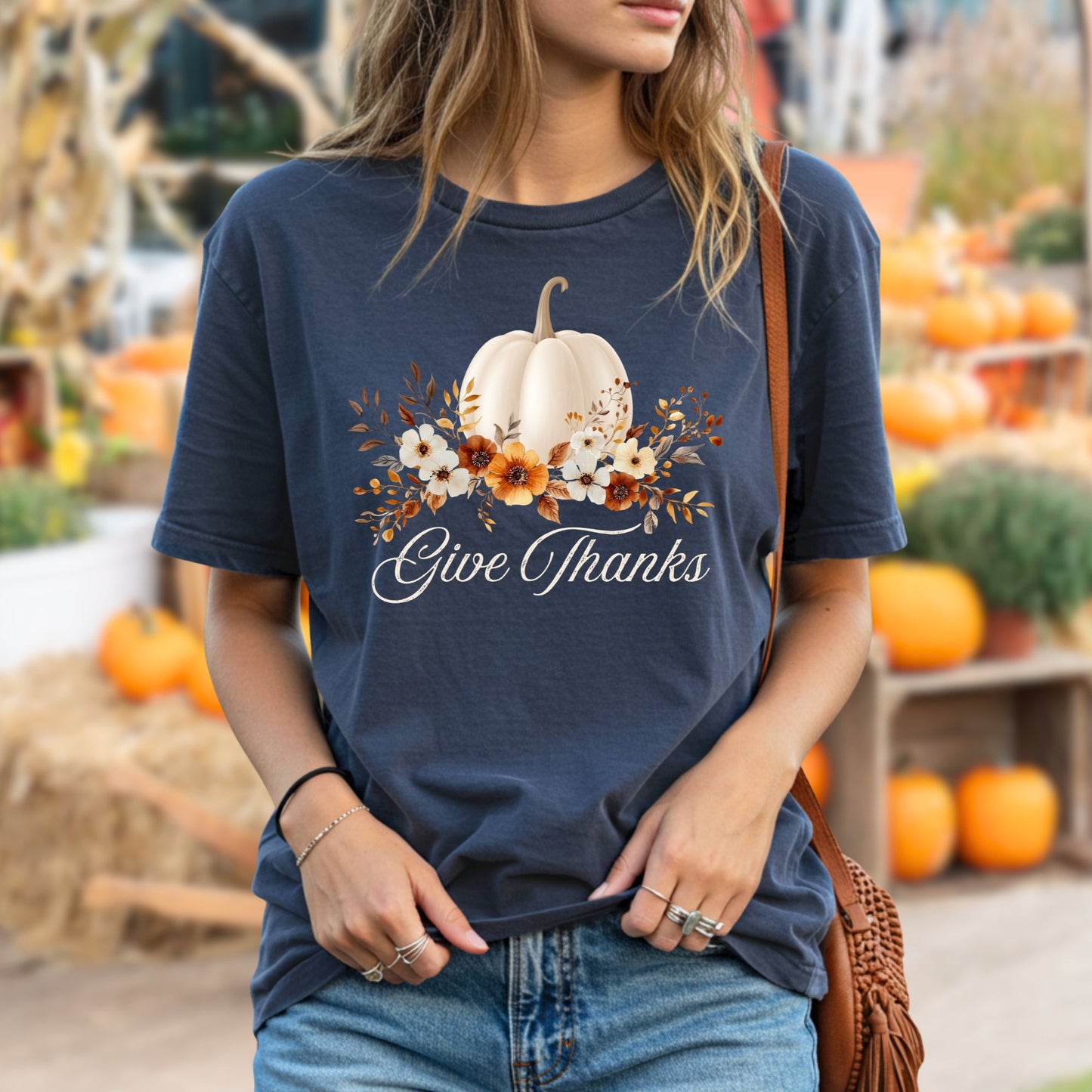Give Thanks Pumpkin T-Shirt