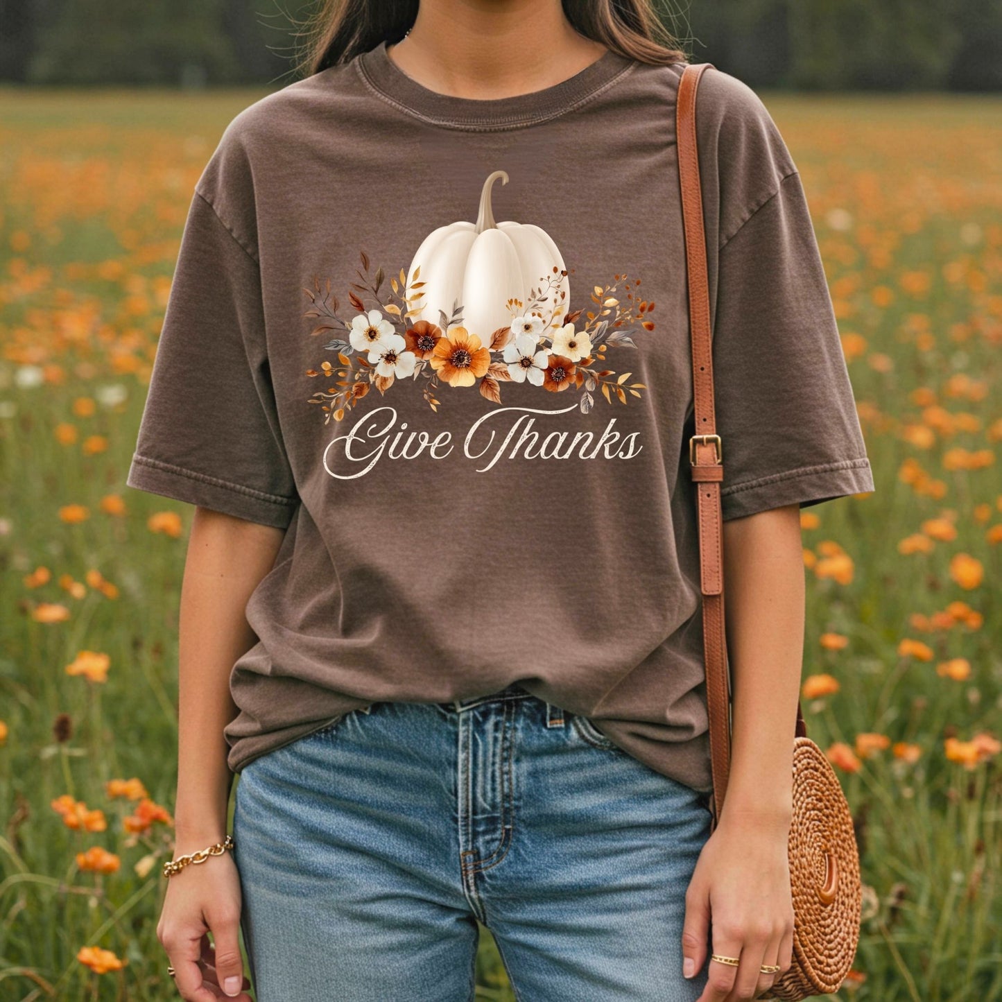 Give Thanks Pumpkin T-Shirt