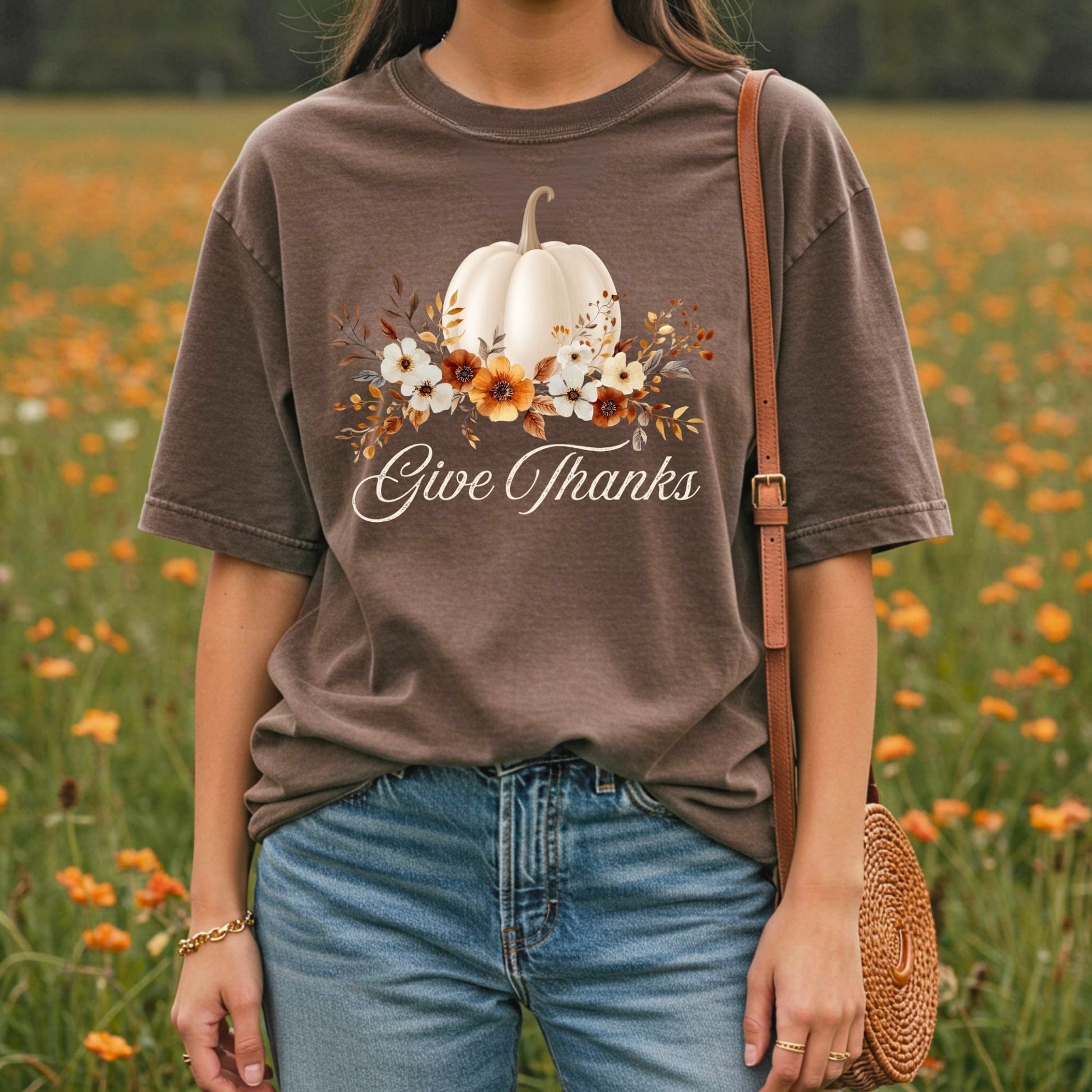 Give Thanks Pumpkin T-Shirt