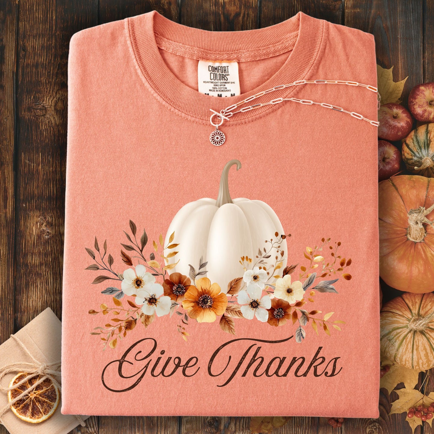 Give Thanks Pumpkin T-Shirt
