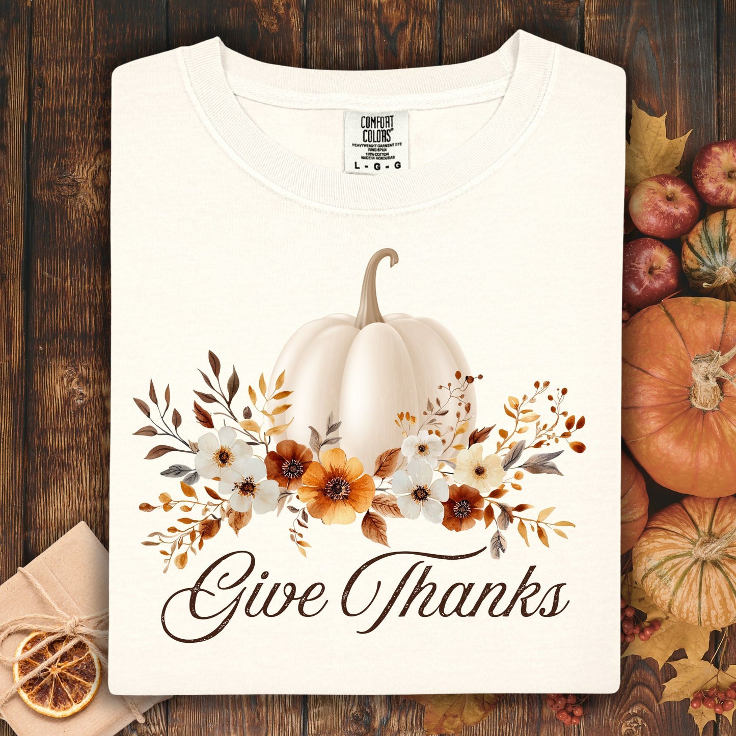 Give Thanks Pumpkin T-Shirt