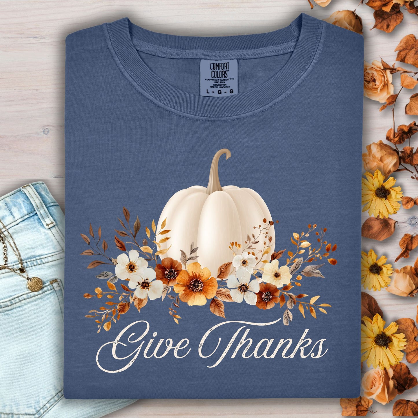 Give Thanks Pumpkin T-Shirt
