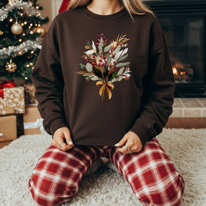 Gold Holiday Bouquet Sweatshirt