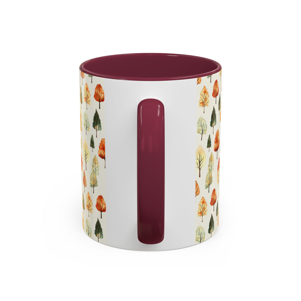 Golden Autumn Watercolor Trees Mug (11/15oz)