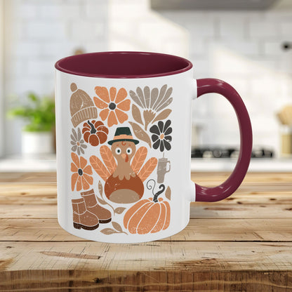 Groovy Pilgrim Turkey Mug (11/15oz)
