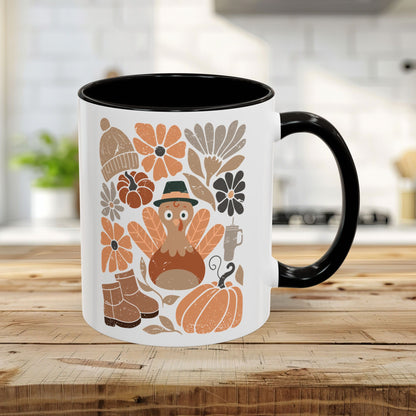 Groovy Pilgrim Turkey Mug (11/15oz)