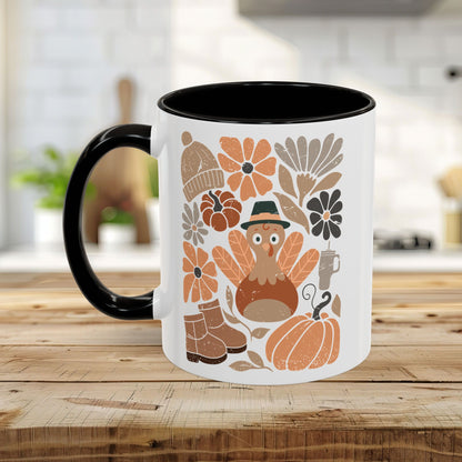 Groovy Pilgrim Turkey Mug (11/15oz)