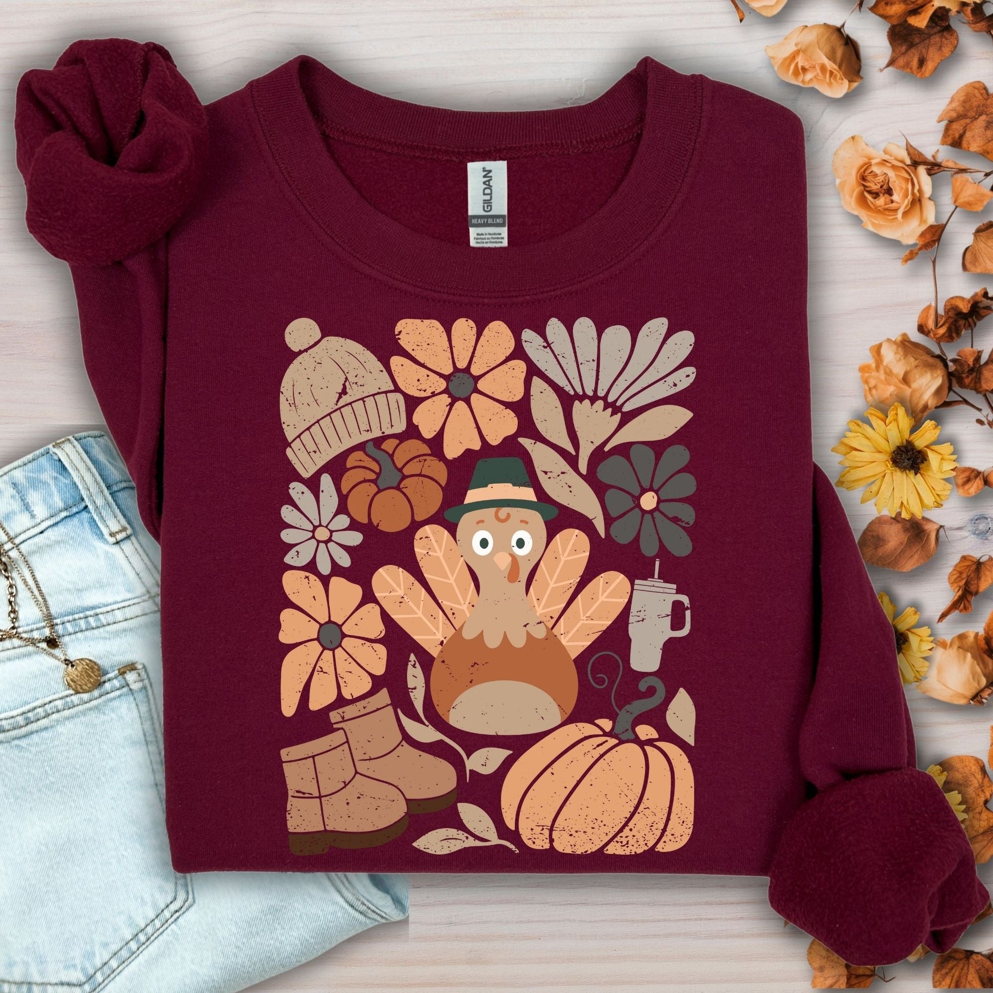 Groovy Turkey Sweatshirt