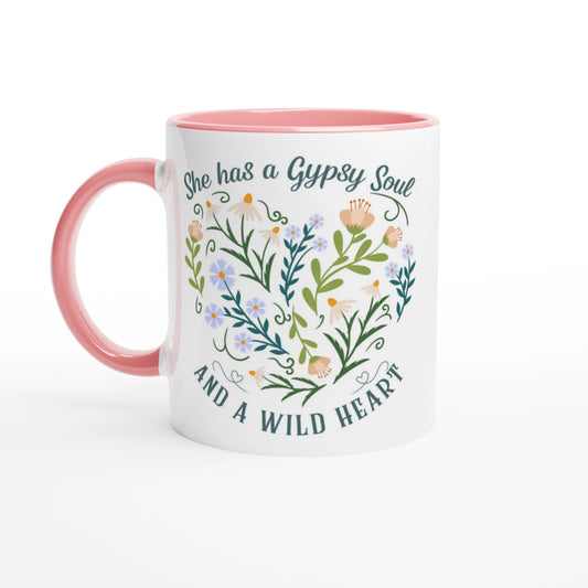 Gypsy Soul Wild Heart Ceramic Mug
