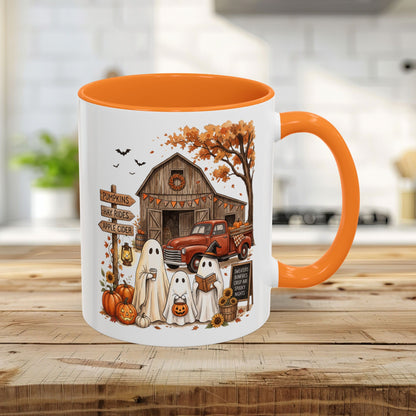 Halloween Ghosts and Pumpkin Patch Mug (11/15oz)