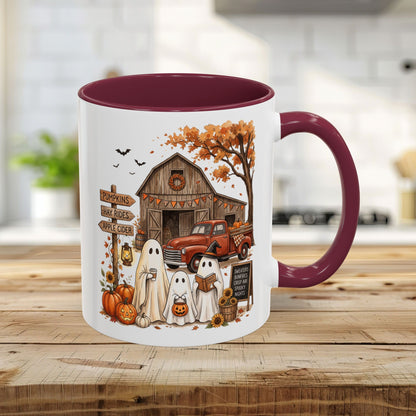 Halloween Ghosts and Pumpkin Patch Mug (11/15oz)