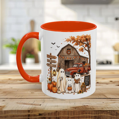 Halloween Ghosts and Pumpkin Patch Mug (11/15oz)