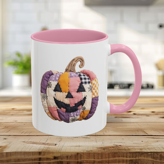 Halloween Quilted Jack-O'-Lantern Mug 11/15oz)