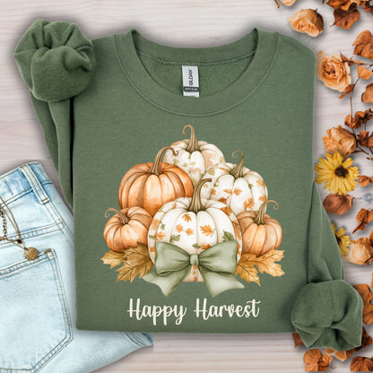 Happy Harvest Pumpkins Sweatshirt