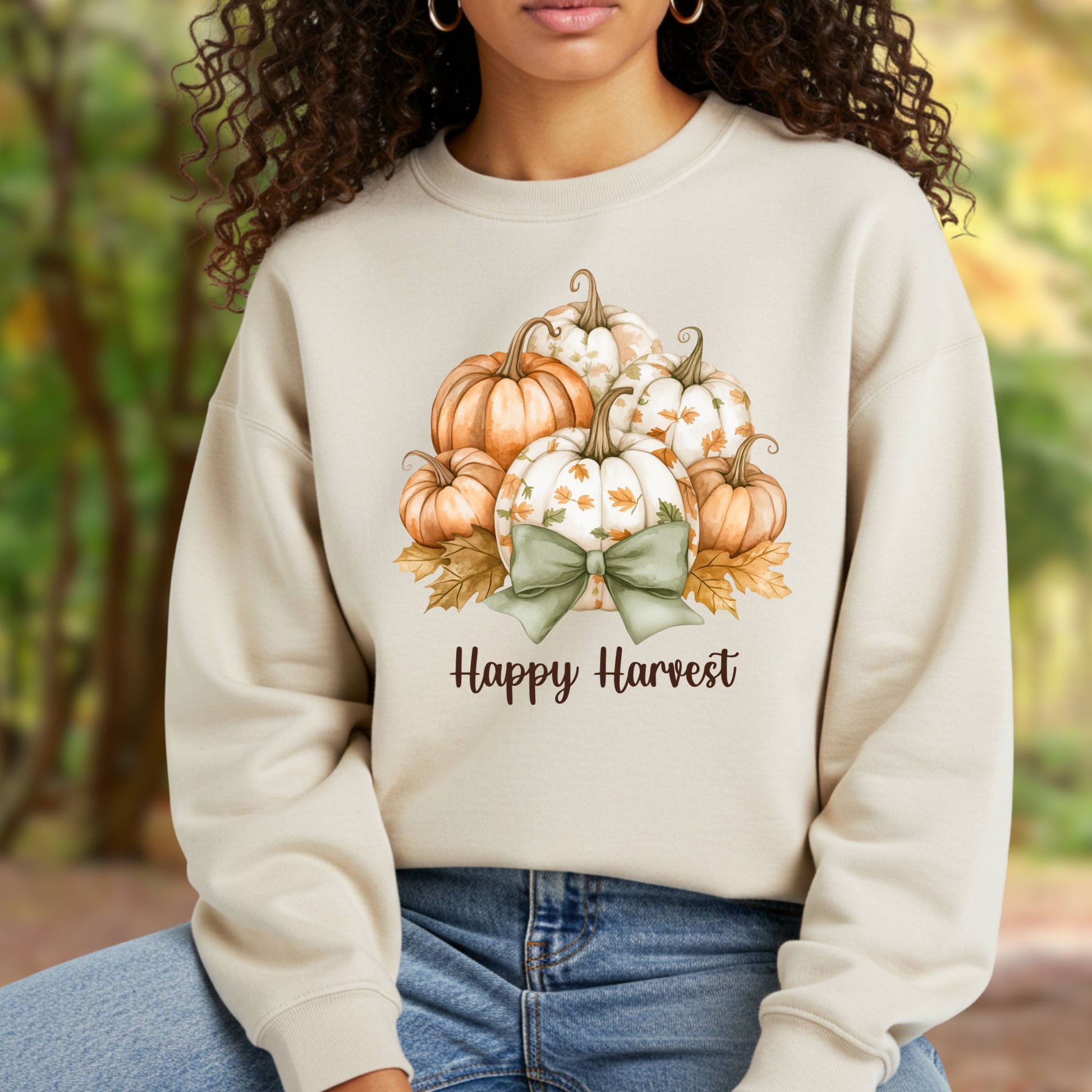 Happy Harvest Pumpkins Sweatshirt