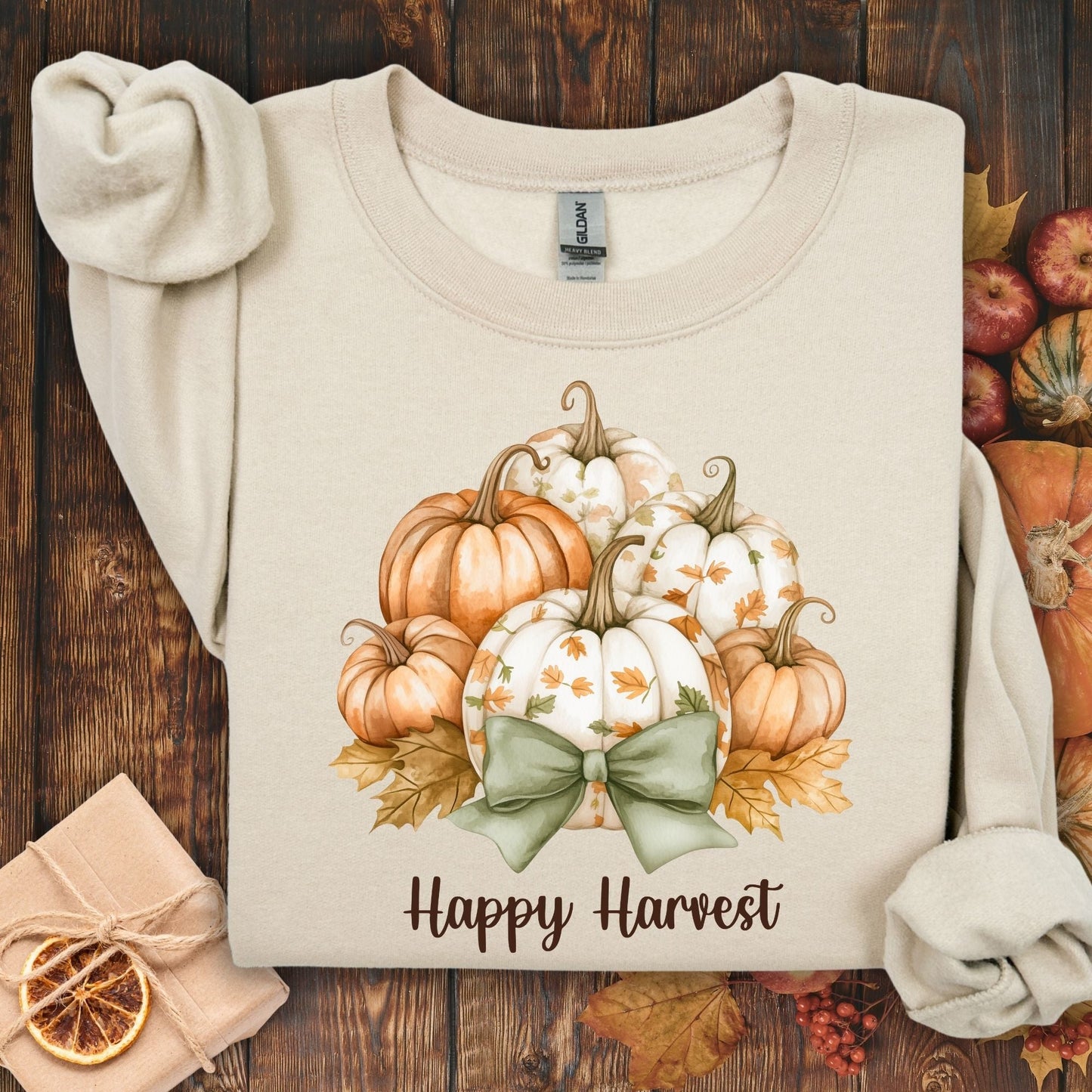 Happy Harvest Pumpkins Sweatshirt