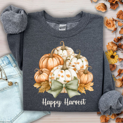 Happy Harvest Pumpkins Sweatshirt