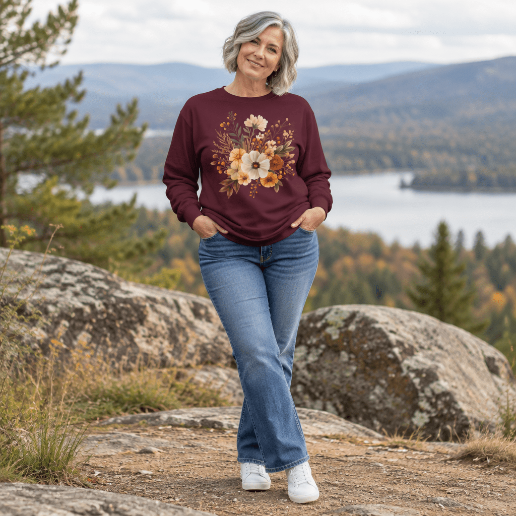 Harvest Blooms Long Sleeve Tee