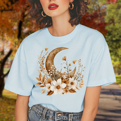 Harvest Moon and Wildflowers T-Shirt