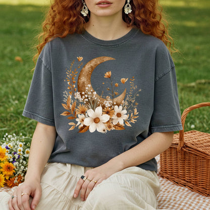 Harvest Moon and Wildflowers T-Shirt