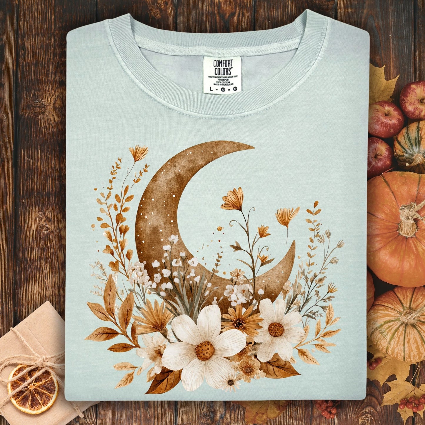 Harvest Moon and Wildflowers T-Shirt