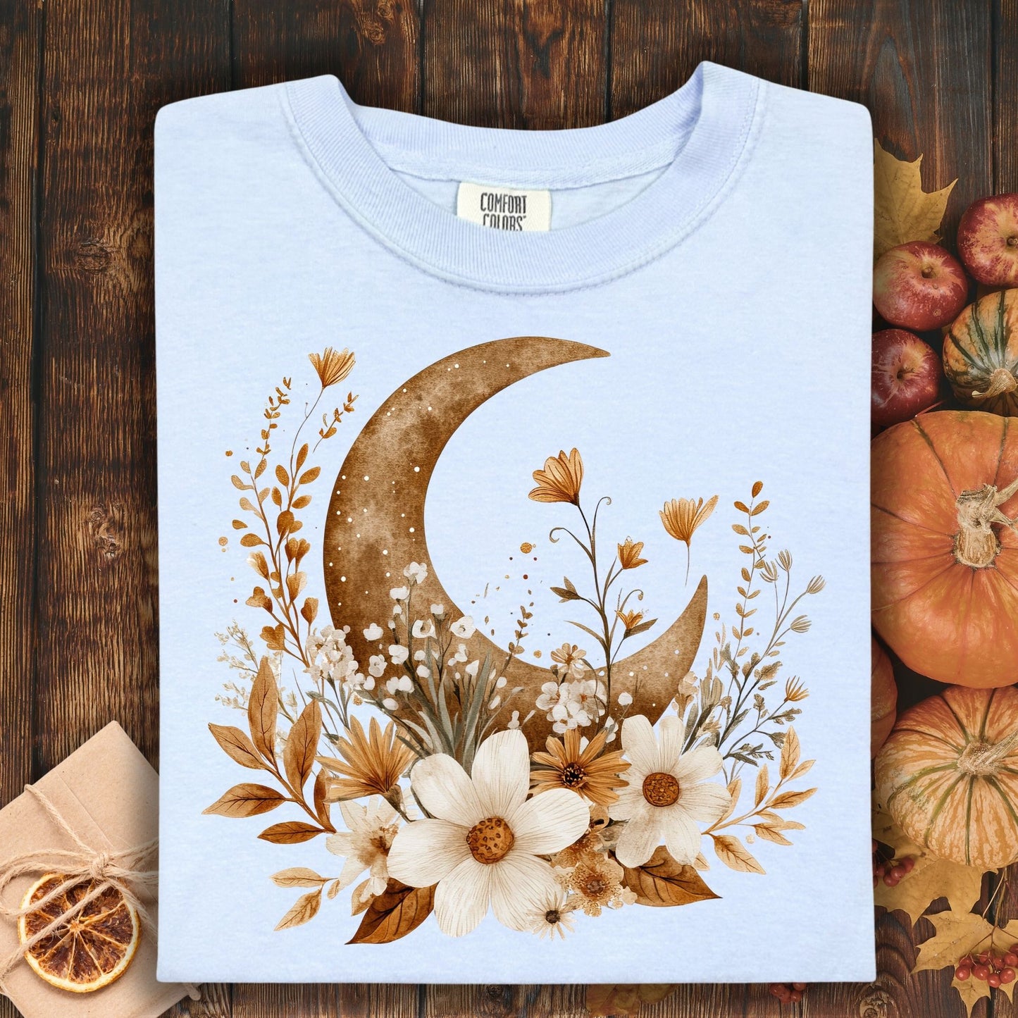 Harvest Moon and Wildflowers T-Shirt