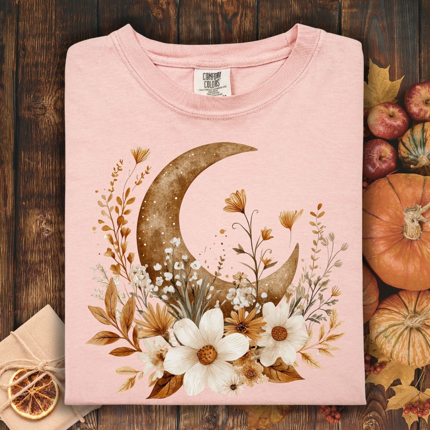 Harvest Moon and Wildflowers T-Shirt