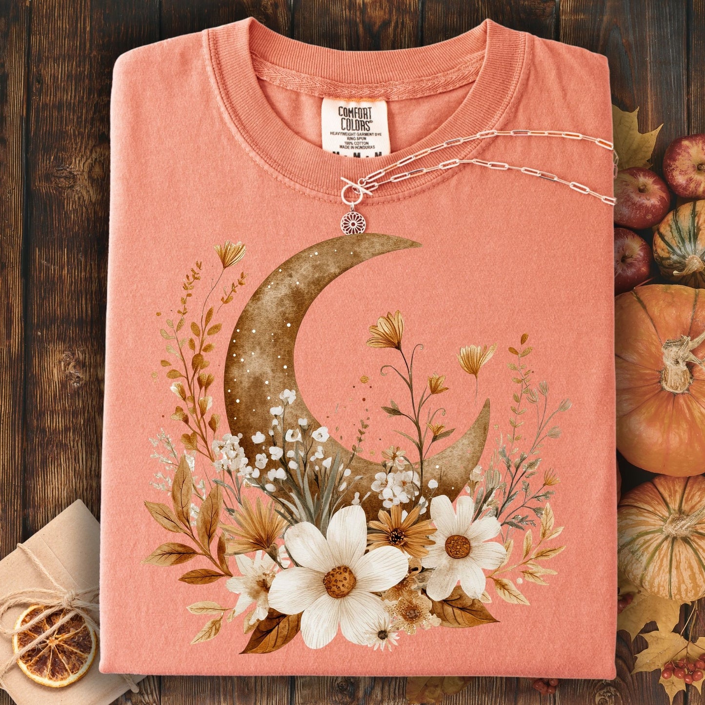 Harvest Moon and Wildflowers T-Shirt