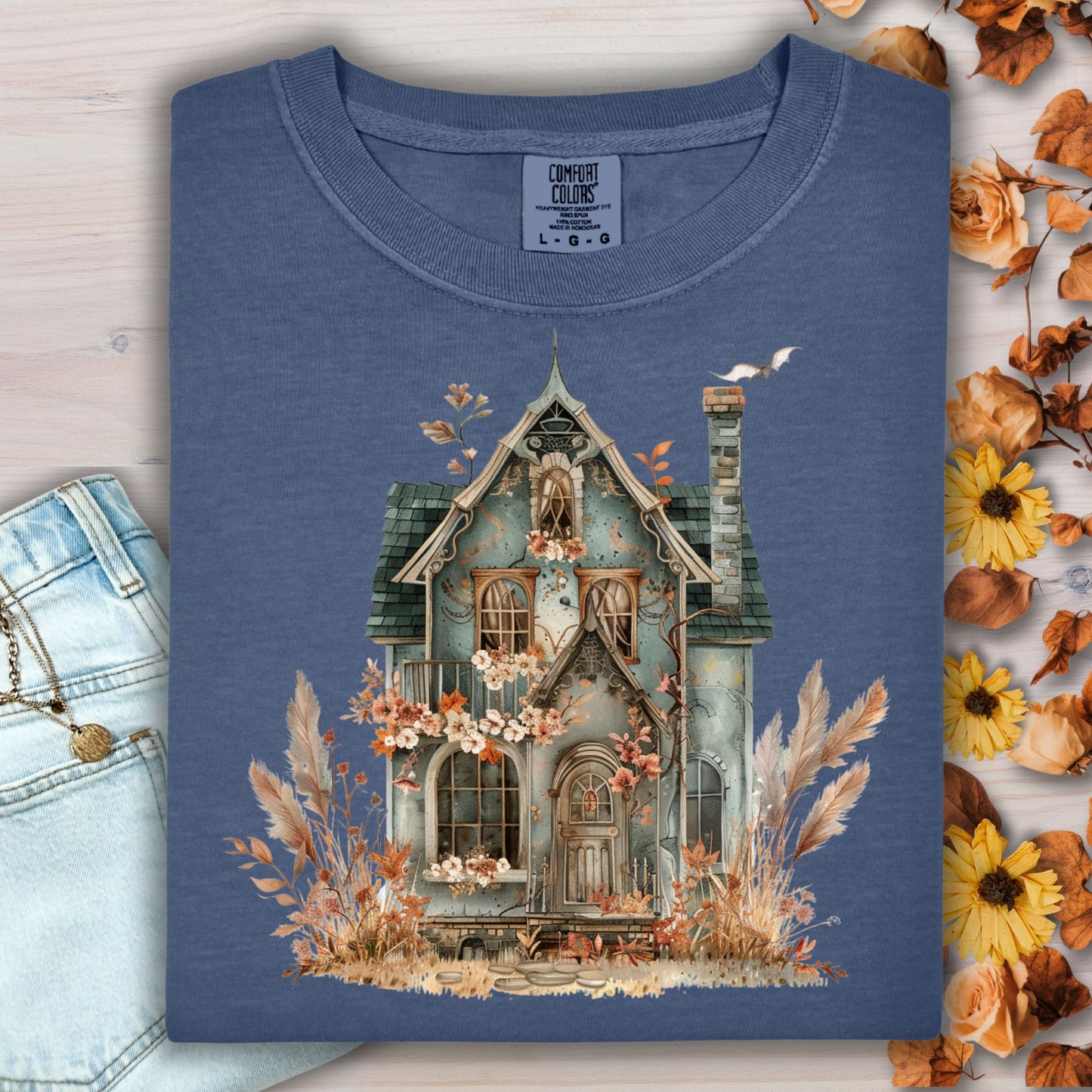 Haunted Victorian House T-Shirt