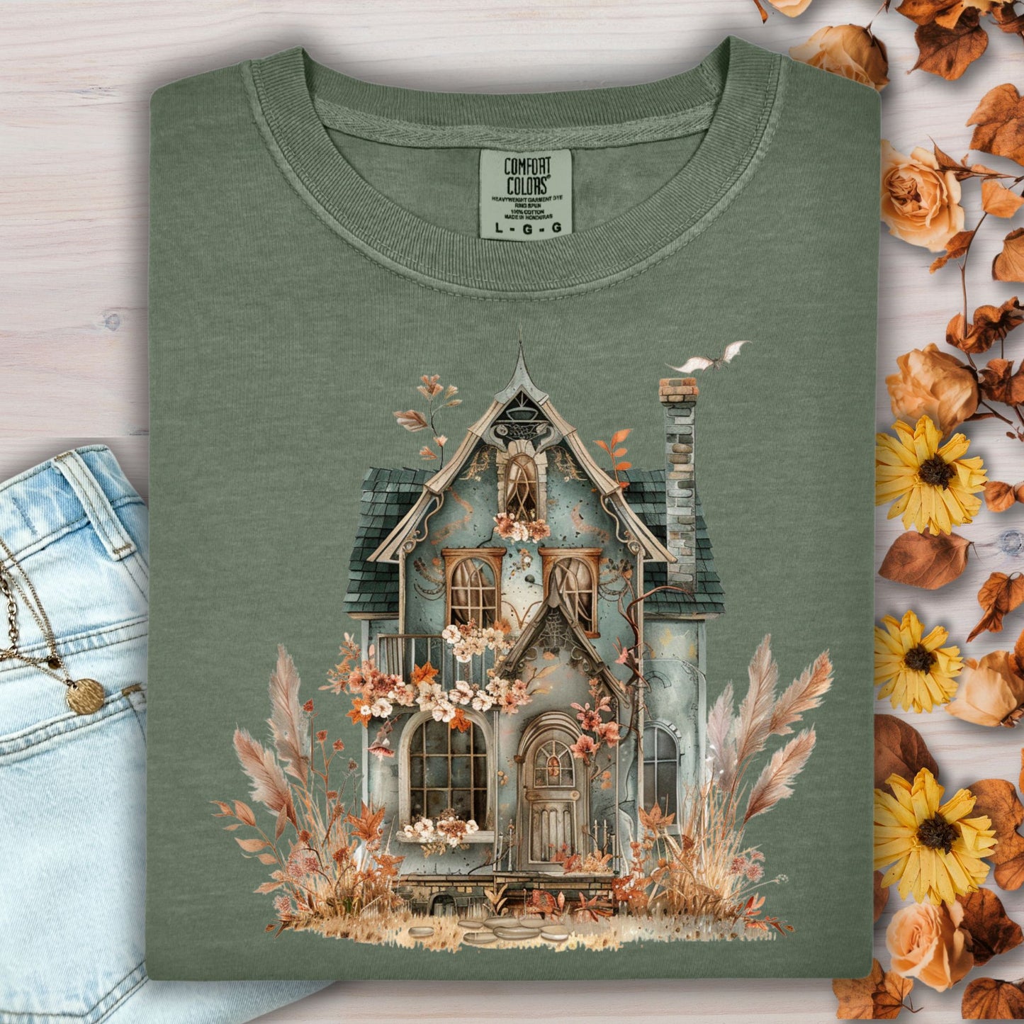 Haunted Victorian House T-Shirt